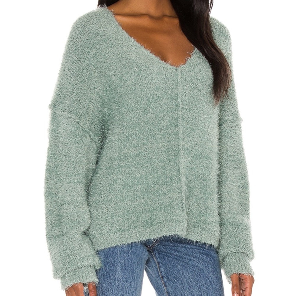 Free People Icing V Pullover in Spring Dust UNWORN